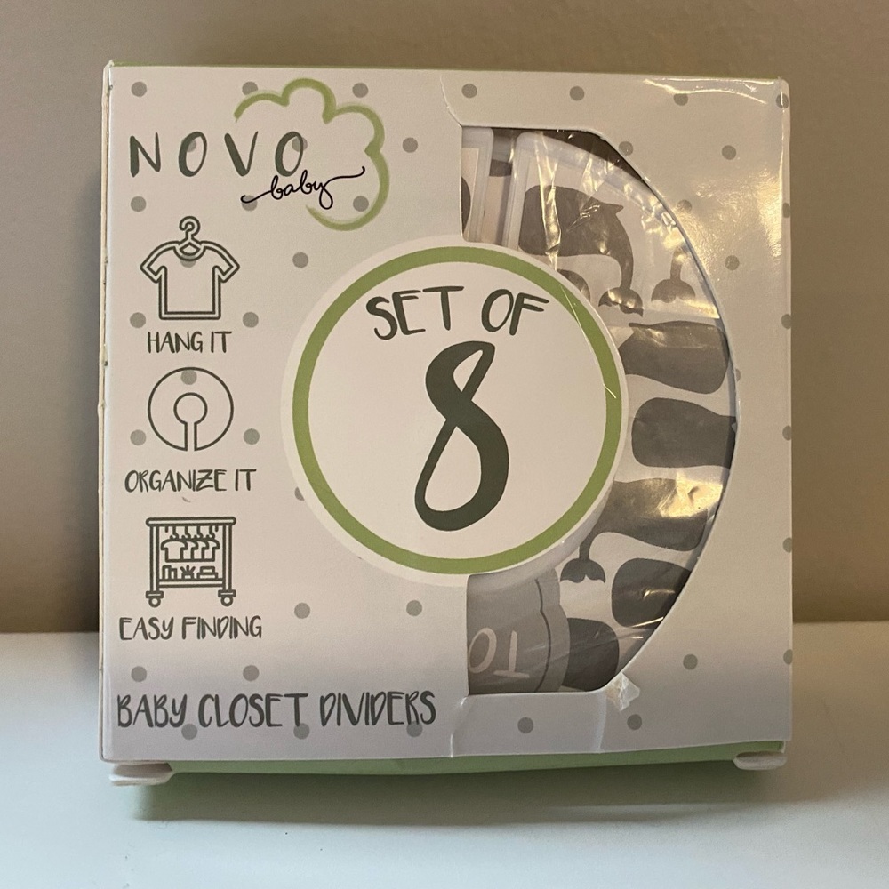 Baby Closet Dividers
Set of 8
New in package